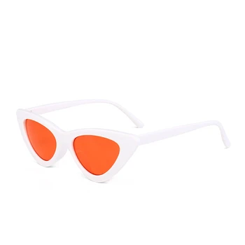2019 Cat Eye slnečné Okuliare Ženy Značky Dizajnér Vintage Retro Slnečné okuliare Ženskej Módy Cateyes Slnečné okuliare UV400 Odtiene