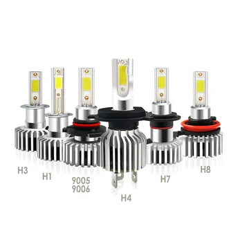 1 Dvojica LED lampada H4 H7 LED Auto Svetlometu 10000LM 3 K 6000K 8K Bezdrôtový Žiarovka H3 H1 9005 HB3 9006 HB4 H8 H9 H11 Žiarovka 24V