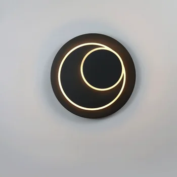 13W Otočná Stmievateľné Vnútorné Led Nástenné svietidlo Pre Domáce Obývacia Izba Moderne Plug V Spálni Nástenné Svietidlo Black / White Shinbeam 2020
