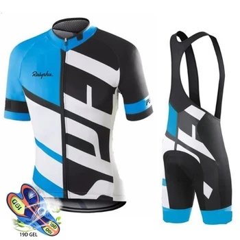 2020 Nové Ralvpha Pro Team Cyklistický Set pánske Oblečenie na Bicykli Jersey MTB Závodné Oblečenie, Cyklistické Lete Triatlon Skinsuit Maillot
