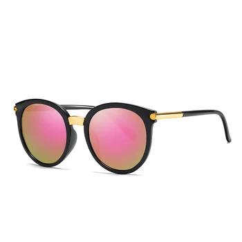 2019 Nové slnečné Okuliare Ženy Jazdy Zrkadlá ročník Pre Ženy Reflexné plochou šošovky, Slnečné Okuliare Žena oculos UV400