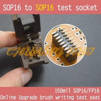 150mil SOP16 na SOP16 test zásuvky FP-16--1.27-05 zásuvky