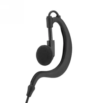 VLIFE Nové Prenosné Earhanger Headset Pre službu PTT Walkie Talkie G Tvar Slúchadlo v Uchu Háčiky Slúchadlá S Mikrofónom