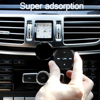 Handsfree AUX 3,5 mm Bluetooth Prijímač do Auta Stereofónny Zvuk Hudby S Autom Telefón, Nabíjačka, USB Nabíjací Pre Siri Diaľkové Ovládanie