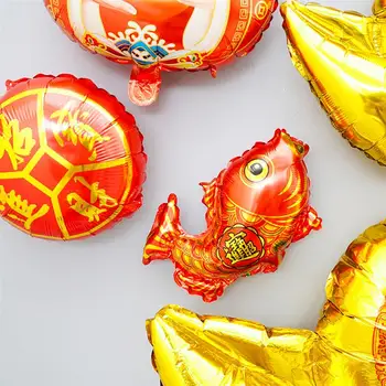 12pcs 2021 Čínsky Nový Rok Balóny Nastaviť Dekoratívne Festival Strany Balóny