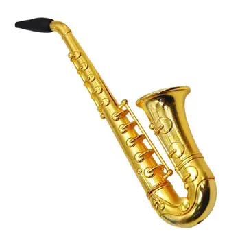 Jedinečná Mini Saxofón Prenosné fajok, Tabak, Kovové Potrubia Hookah Darčeky rúry na fajčenie burín