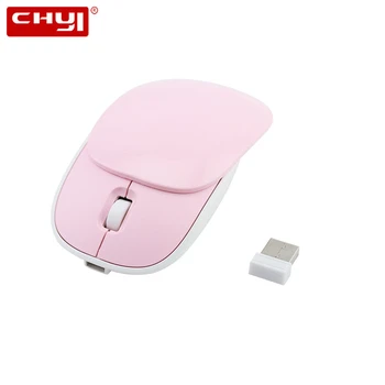 CHYI 2.4 GHz Mini Slider Bezdrôtová Myš, Dobíjacia 1600DPI Ultra-tenké Business Úrad Myši na Počítač PC, Notebook Notebook