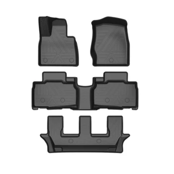 Úplne Obkolesené Špeciálne Nohy Podložky Pre Ford Explorer-2020 7 Sedadlo Auta Nepremokavé Non-Slip Auto Podlahové Rohože TPE Príslušenstvo