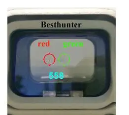 558 Holografické Červená Zelená Bodka Pohľad Taktické Puška Rozsahu S 20 mm Rozsah Úchytky